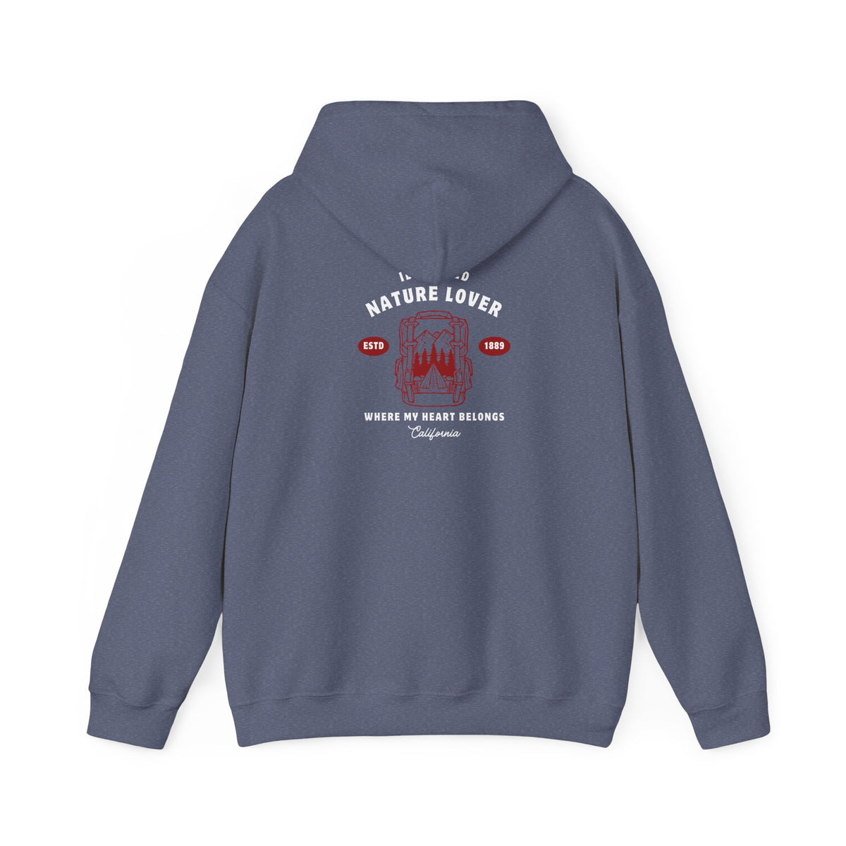 Idyllwild Nature Lover Established Red Letter Hoodie