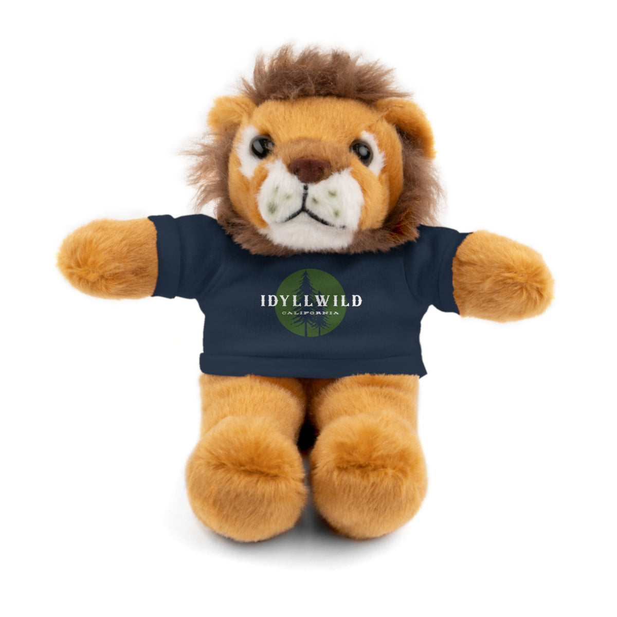 Stuffed Animals with Tee Idyllwild Pine Badge