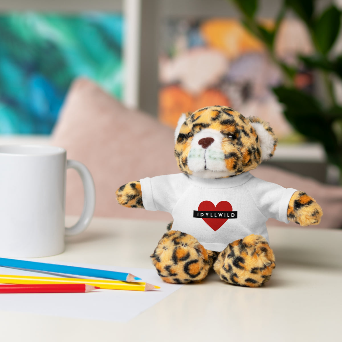 Stuffed Animals with Tee Idyllwild Heart