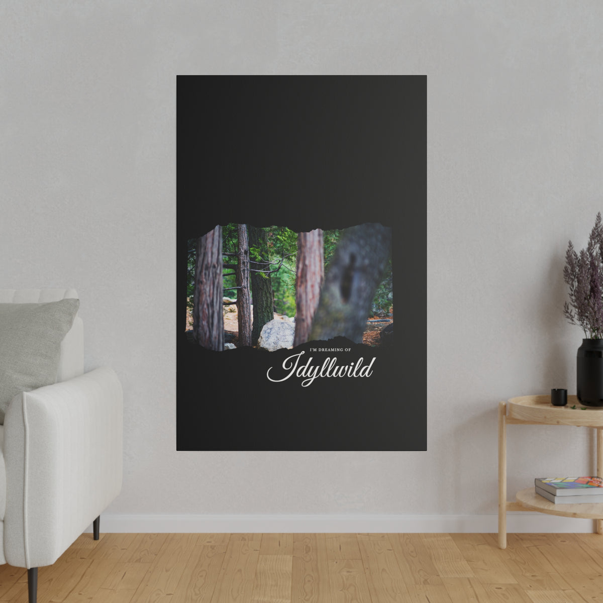 Matte Canvas, Stretched, 0.75" Dreaming of FOrest