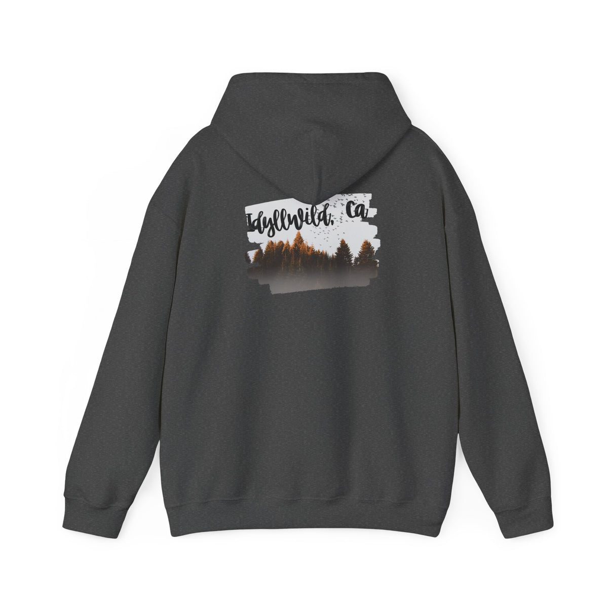 Unisex Heavy Blend™ Hooded Sweatshirt Forest PeekaBoo Scene
