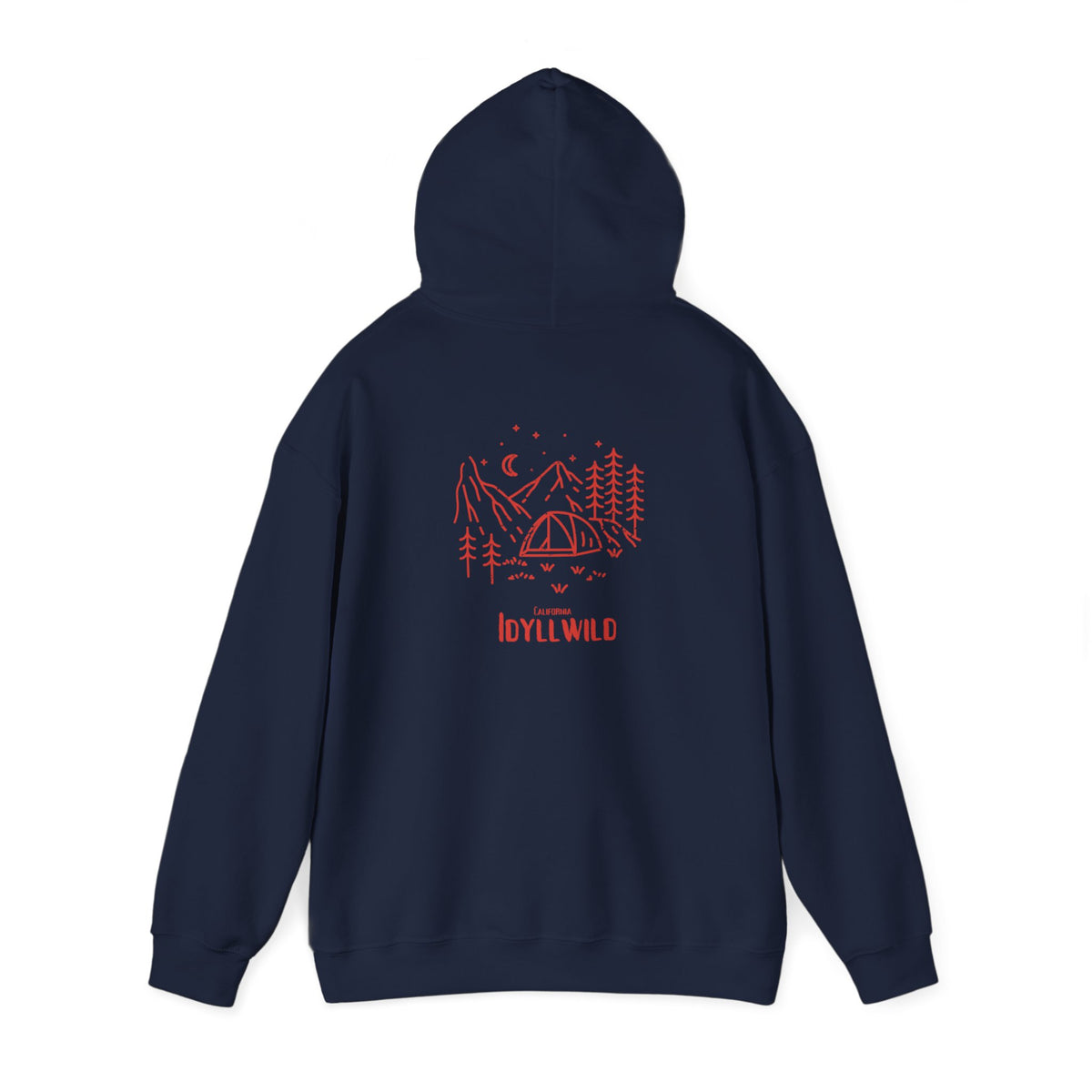 Unisex Heavy Blend™ Hooded Sweatshirt Camping RED