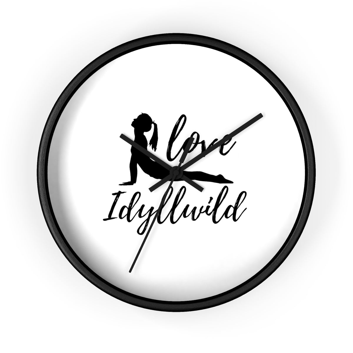 Wall Clock Love Idyllwild Yoga