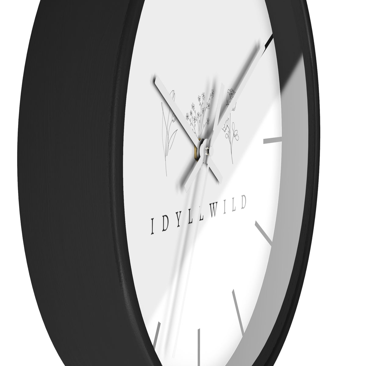 Wall Clock Idyllwild Boho Floral