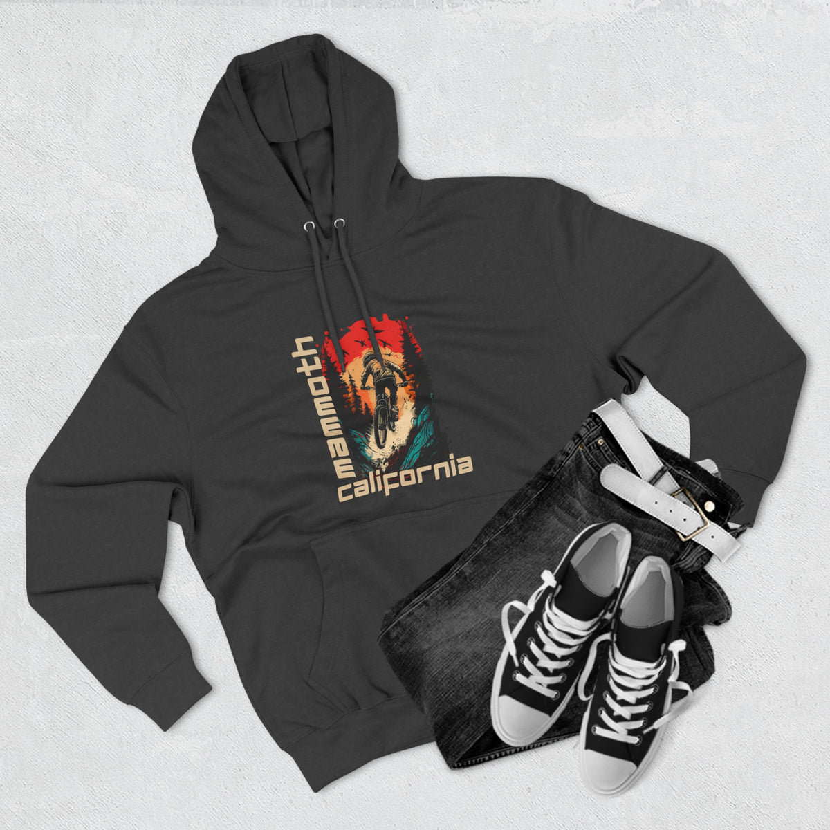 Mammoth California Mountain Biking Hoodie