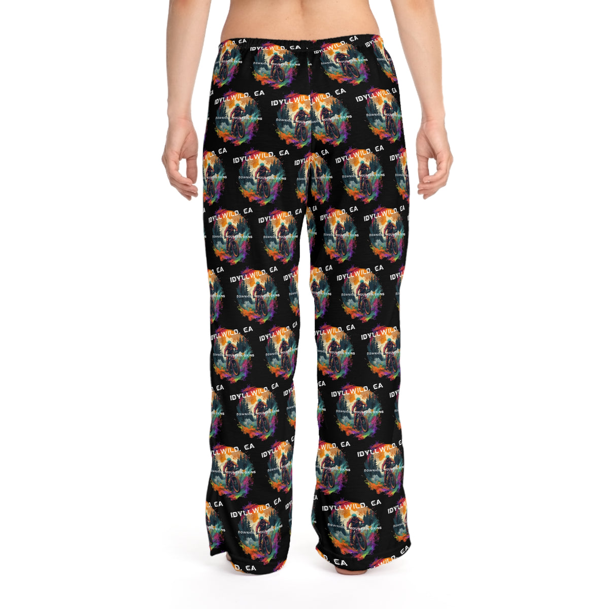 Idyllwild Mountain Biking Women's Pajama Pants (AOP)