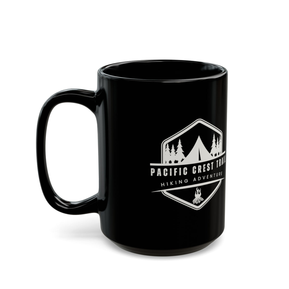 Pacific Crest Trail Hiking Adventrue Black Coffee Tea Mug