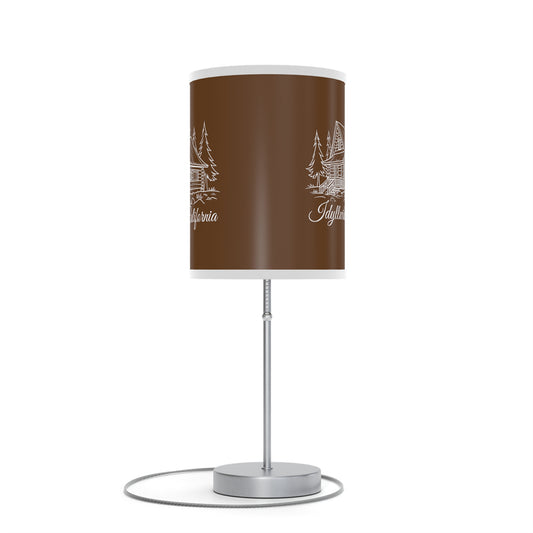 Lamp on a Stand, US|CA plug Cabin the Woods Brown