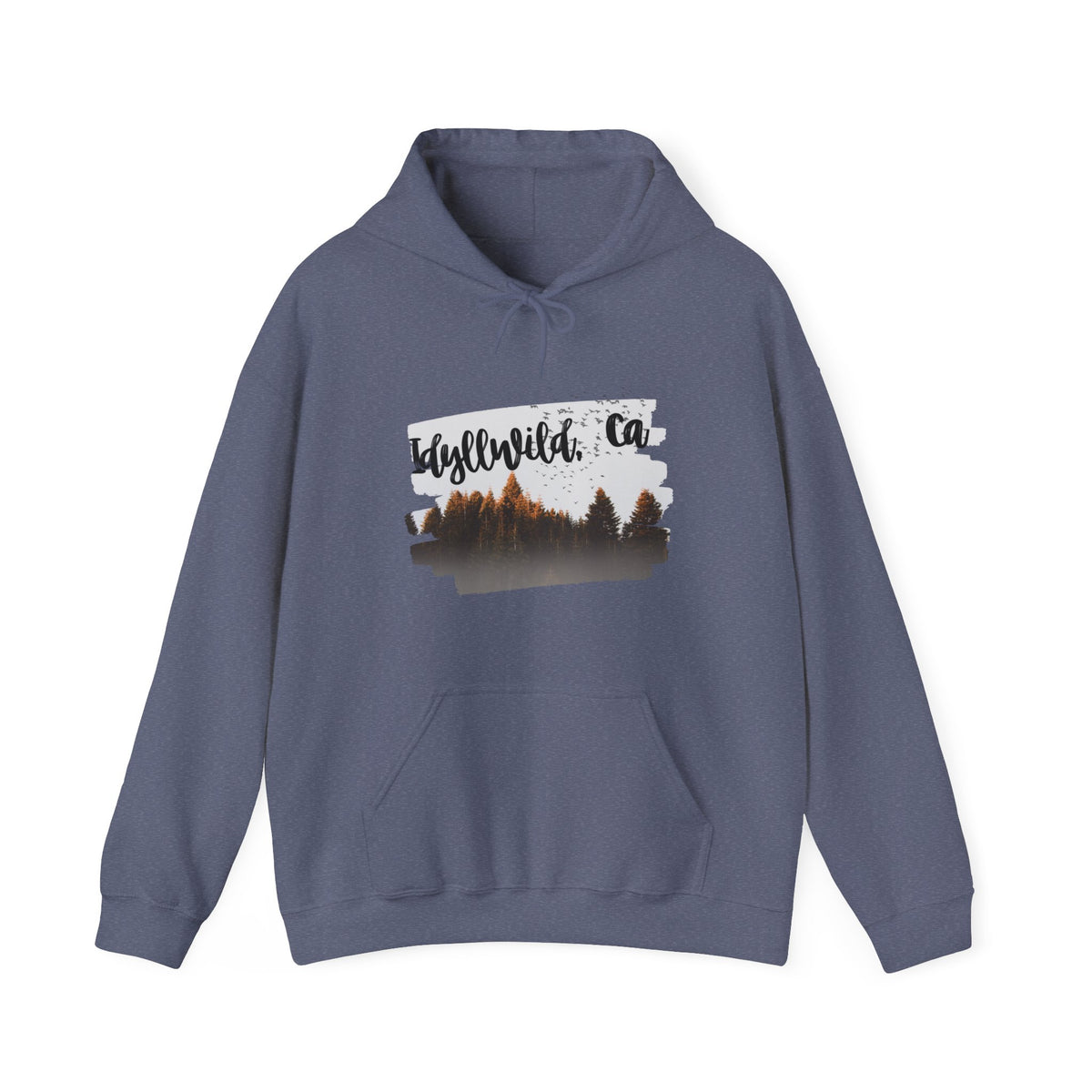 Unisex Heavy Blend™ Hooded Sweatshirt Forest PeekaBoo Scene
