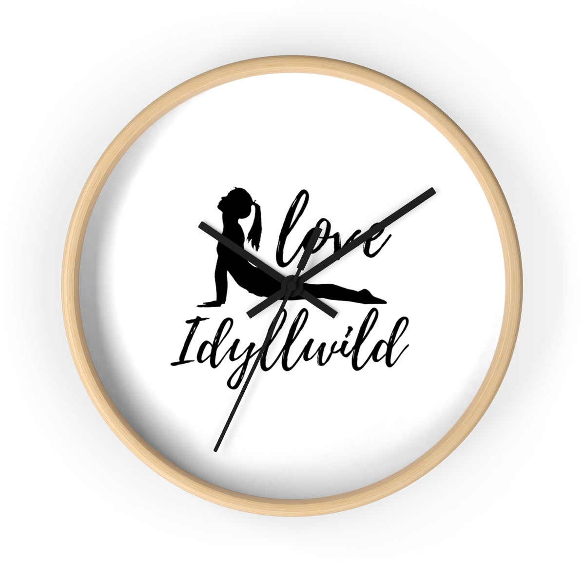 Wall Clock Love Idyllwild Yoga