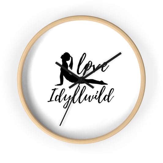 Wall Clock Love Idyllwild Yoga