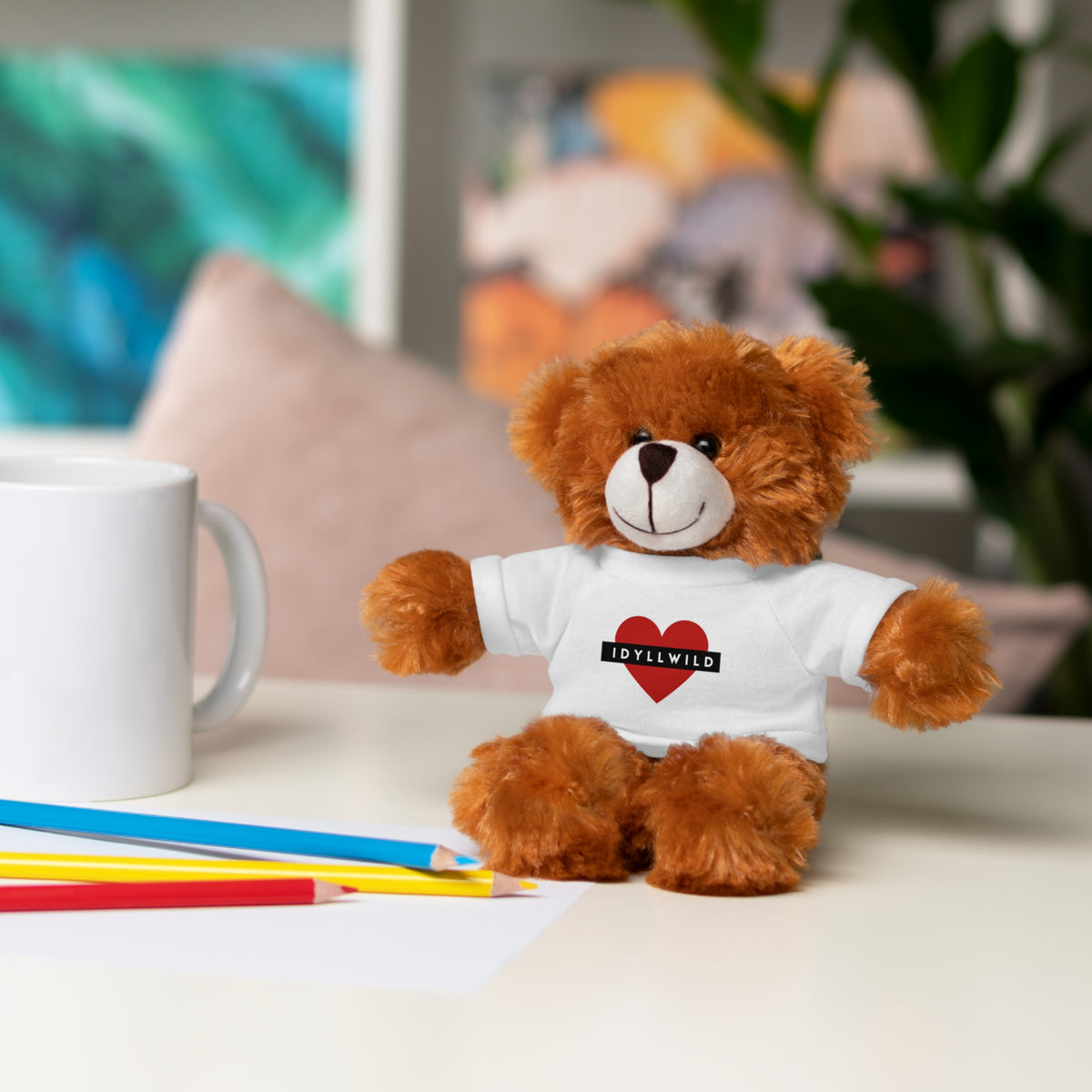 Stuffed Animals with Tee Idyllwild Heart