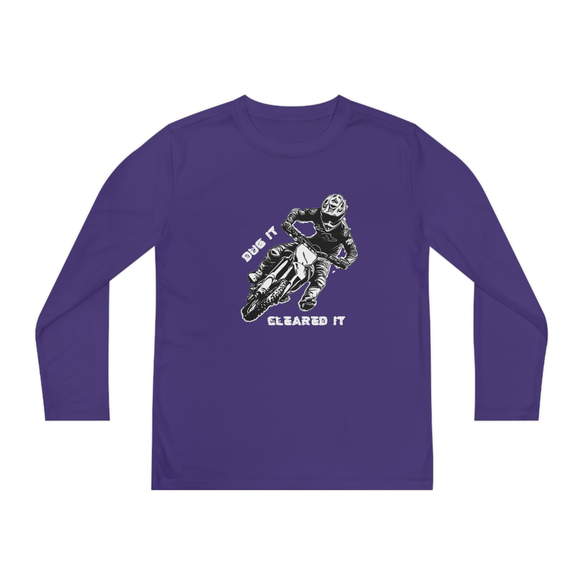 Dirt Bike Youth Long Sleeve Competitor Tee