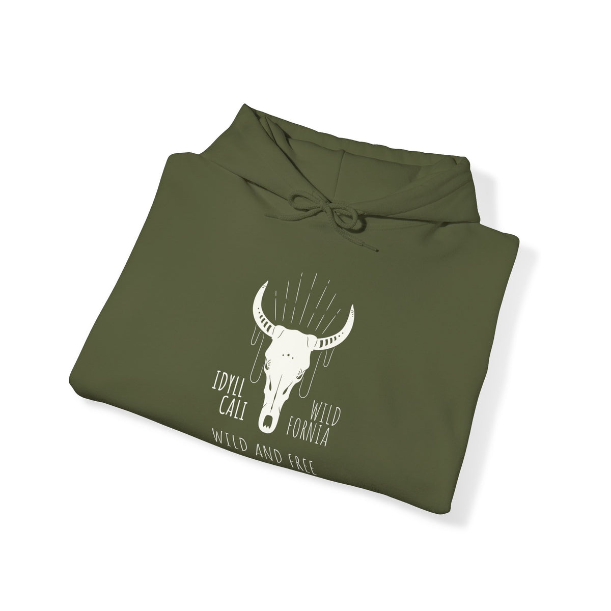 Idyllwild Wild and Free Longhorn Hoodie