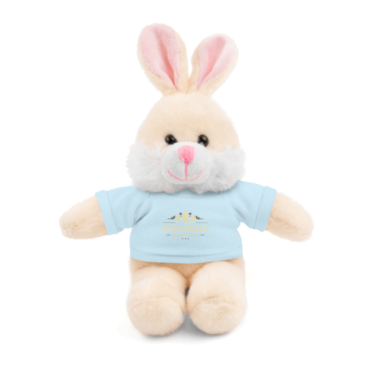 Stuffed Animals with Tee Idyllwild Mountain Badge
