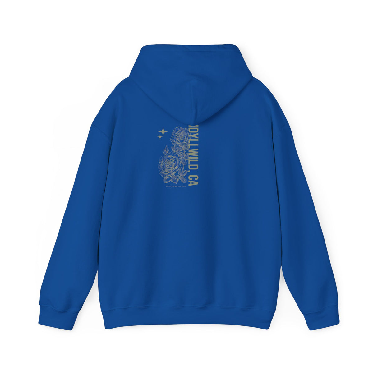 Unisex Heavy Blend™ Hooded Sweatshirt Center FLower