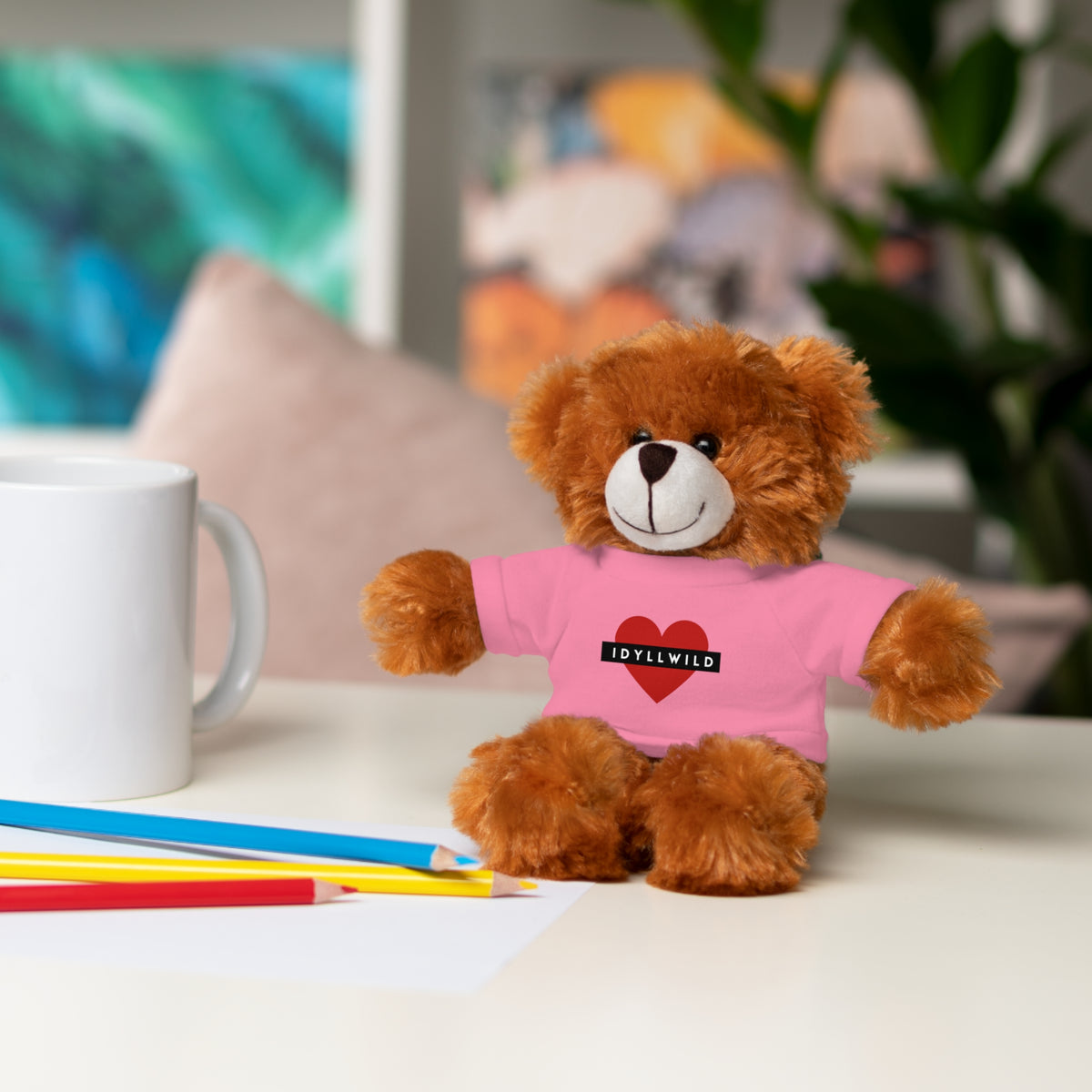 Stuffed Animals with Tee Idyllwild Heart