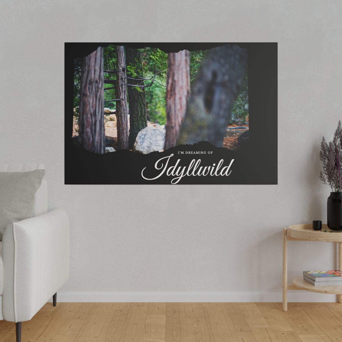 Matte Canvas, Stretched, 0.75" Dreaming of FOrest