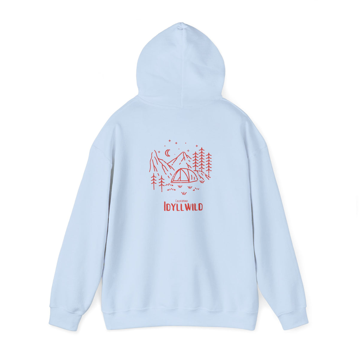 Unisex Heavy Blend™ Hooded Sweatshirt Camping RED