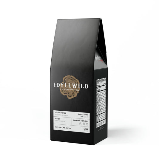 Colombia Single Origin Coffee (Light-Medium Roast) Idyllwild California Wood Rings