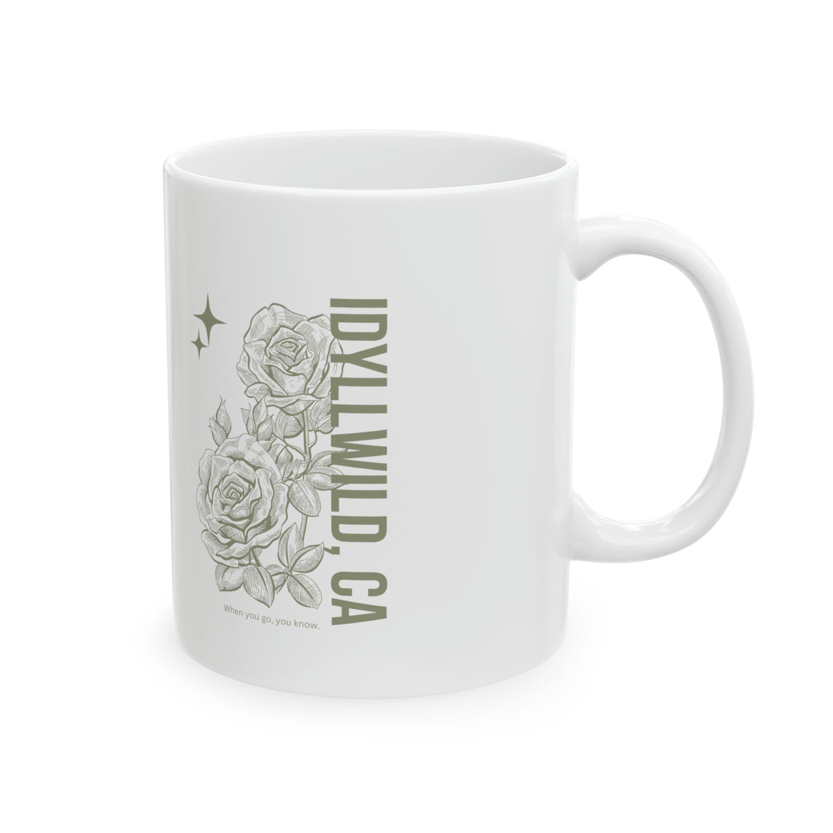 Ceramic Mug Idyllwild Rose, you know