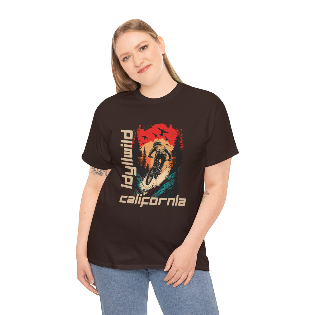 Idyllwild Downhill Mountain Biking Stylish T-Shirt