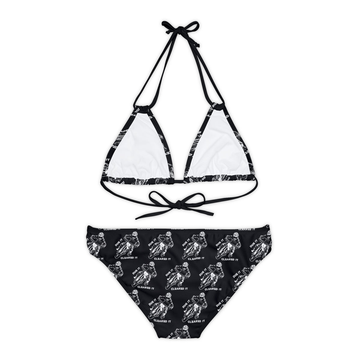 Dirtbike Motocross "Dug it Cleared It" Strappy Bikini Set