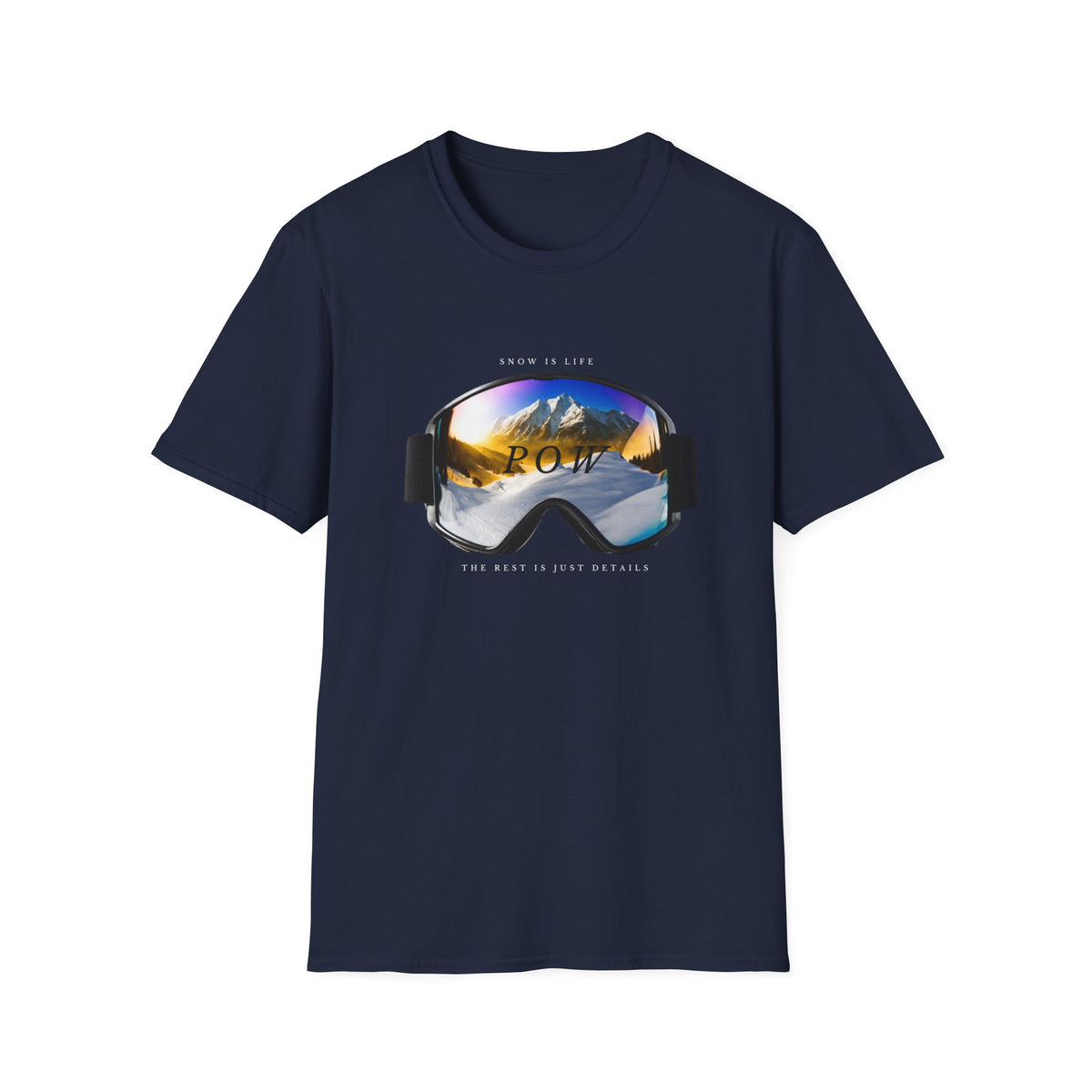 Snowboarding "Pow" Softstyle T-Shirt