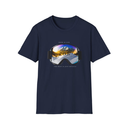 Snowboarding "Pow" Softstyle T-Shirt