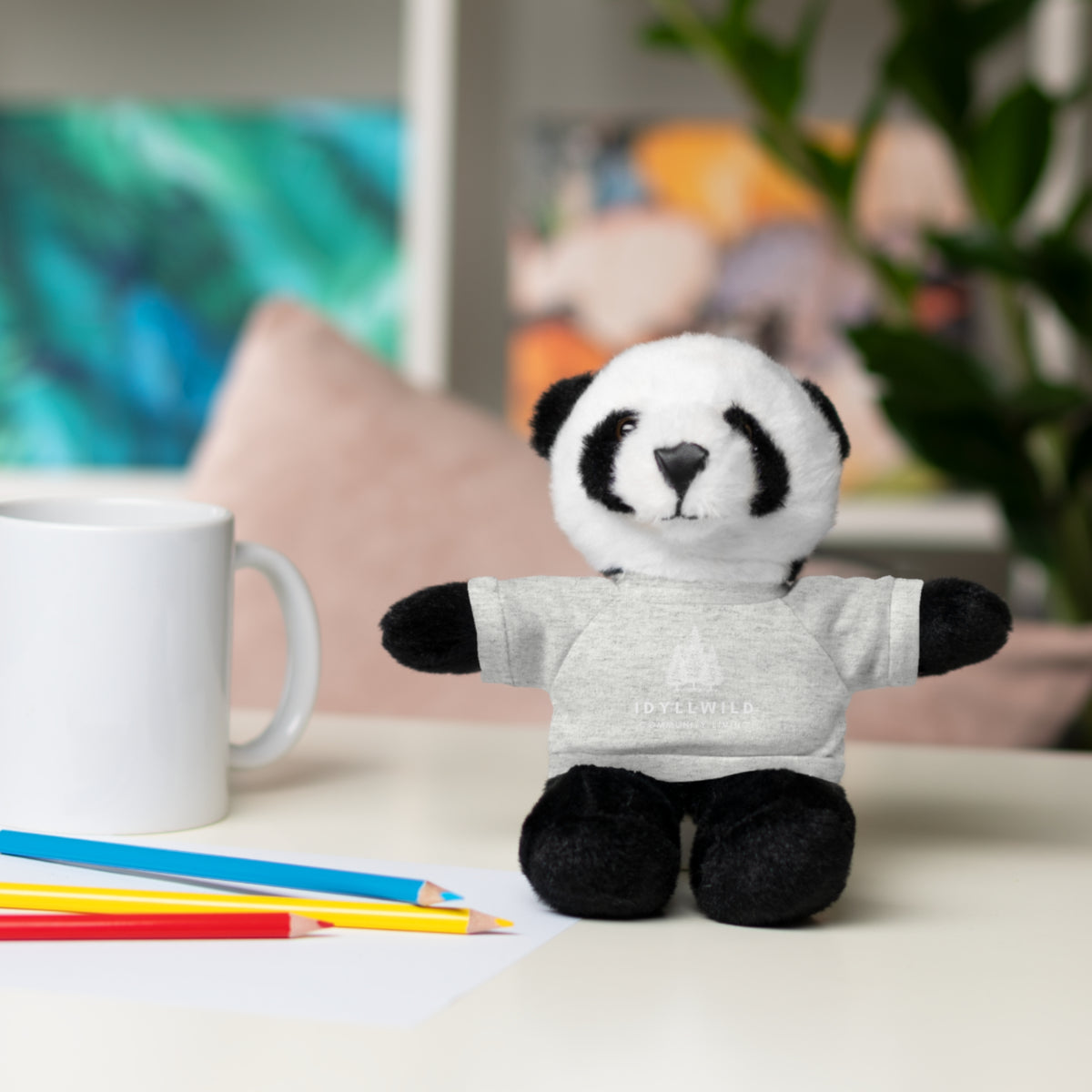 Stuffed Animals with Tee Idyllwild Community