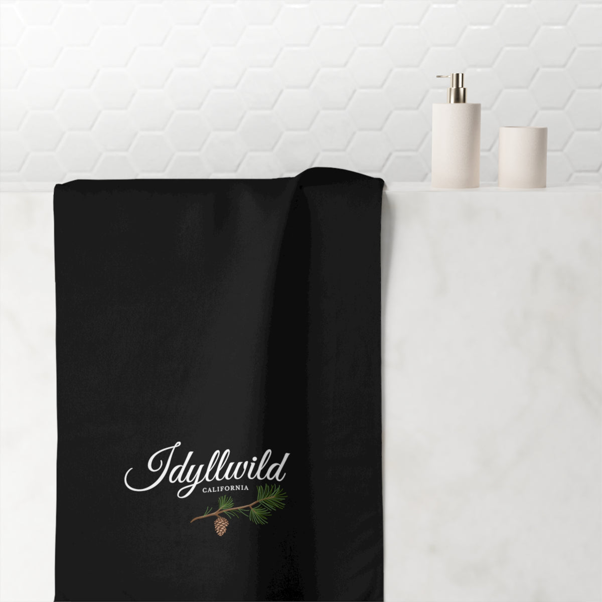Mink-Cotton Towel Idyllwild Classy Pine