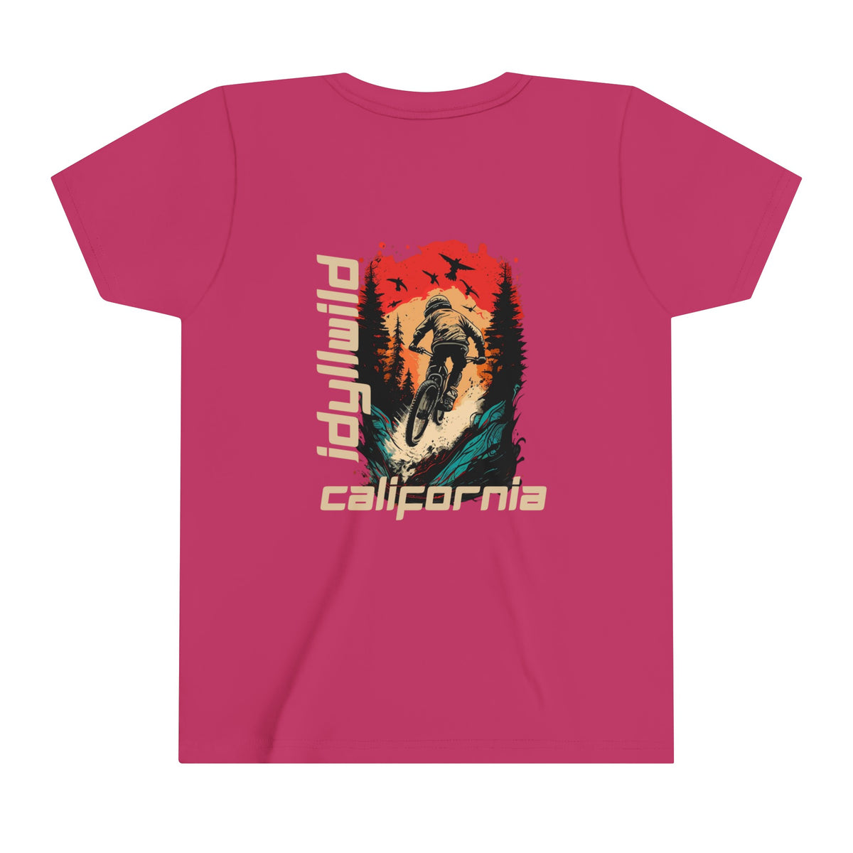 Idyllwild Mountain Biking Youth Short Sleeve Tee