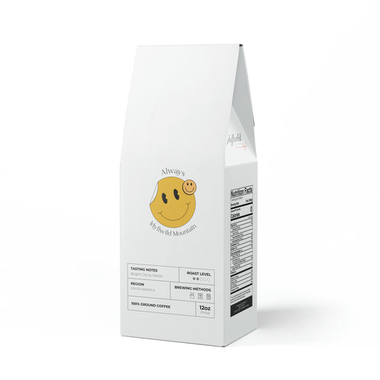 Colombia Single Origin Coffee (Light-Medium Roast) Always Happy in the Mountains White
