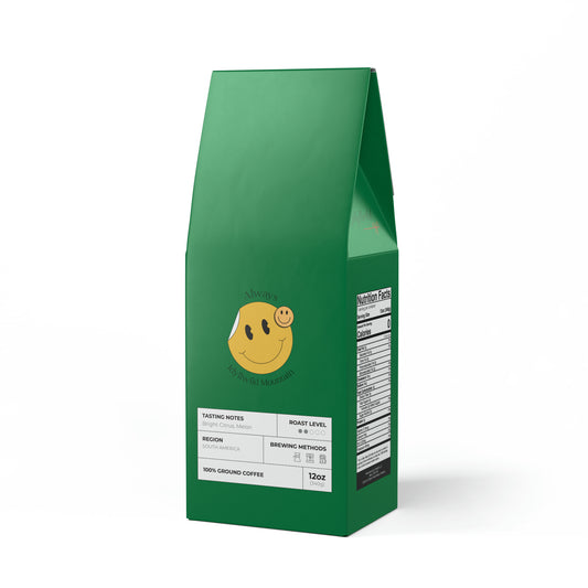 Colombia Single Origin Coffee (Light-Medium Roast) Always Happy in Idyllwild Green