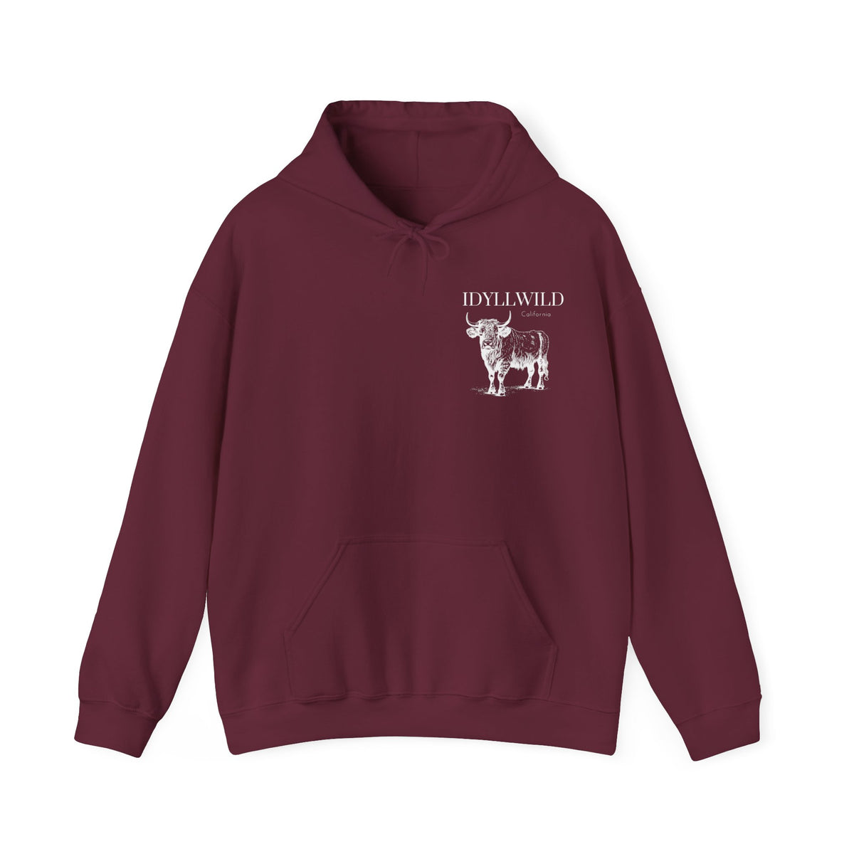 Idyllwild Highlander Cow 4 Hoodie