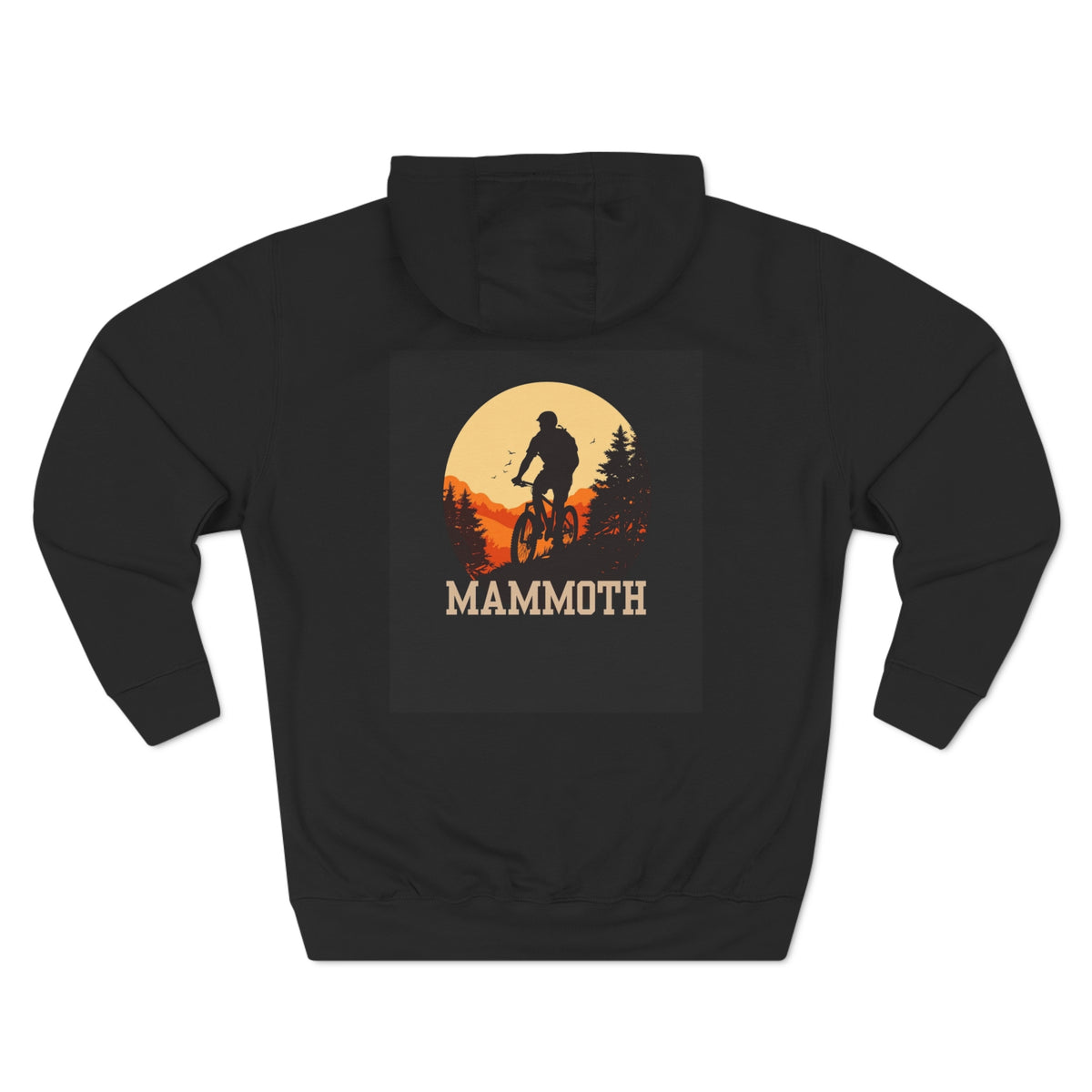Mammoth Mountain Biking Sunset Hoodie