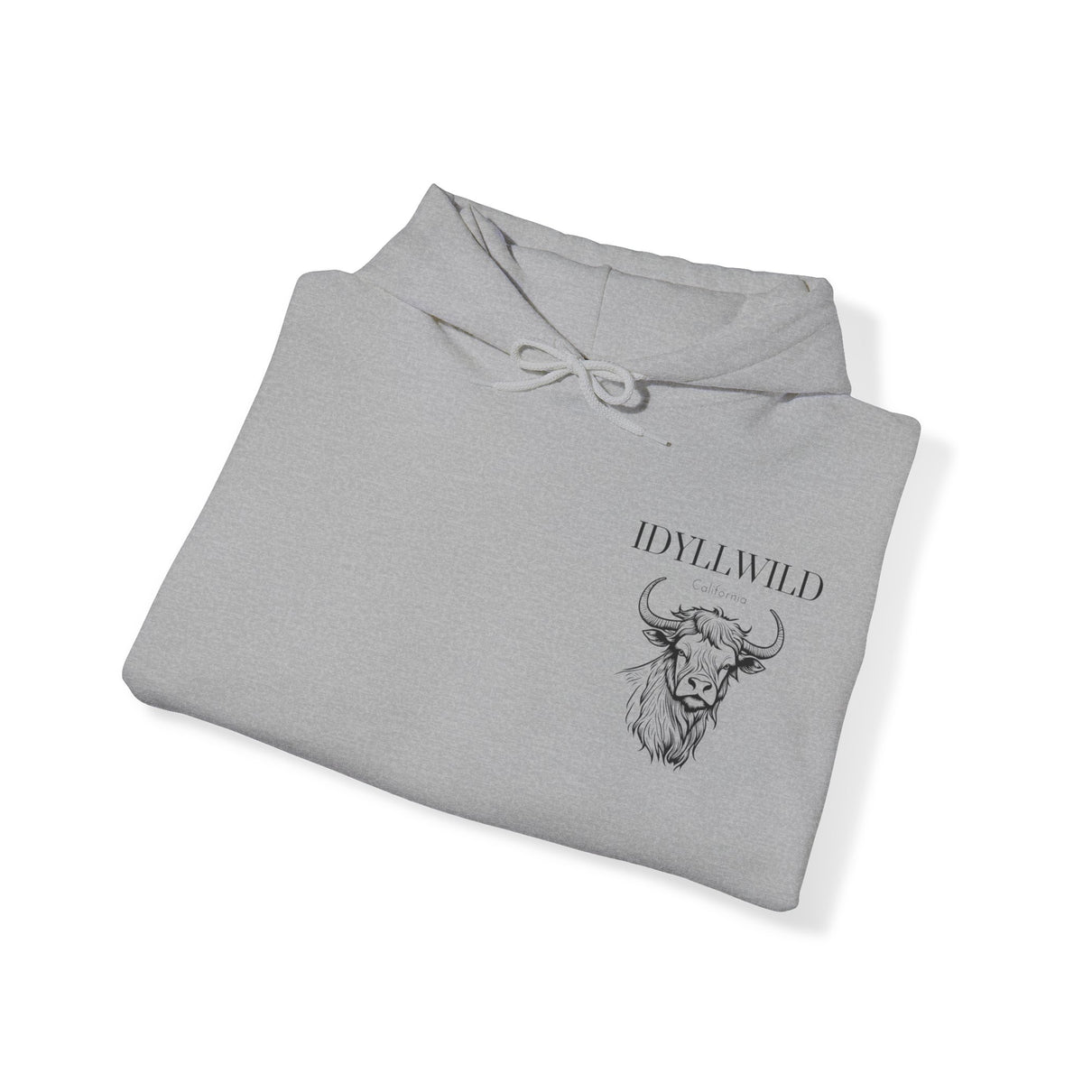 Idyllwild Highlander Cow 4 Hoodie
