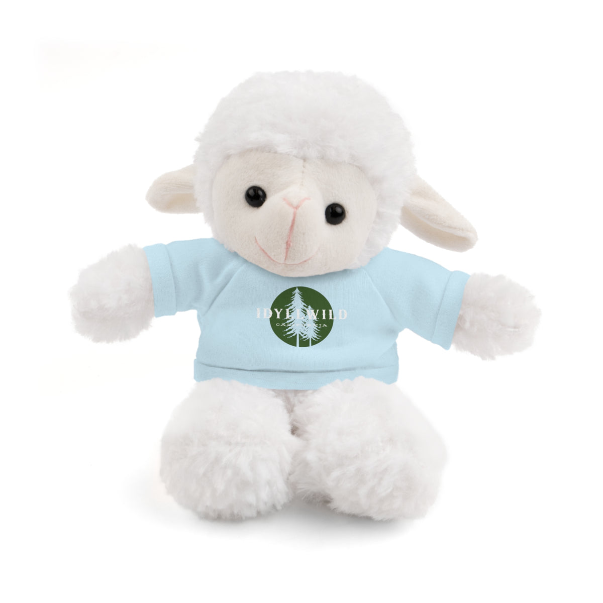 Stuffed Animals with Tee Idyllwild Pine Badge