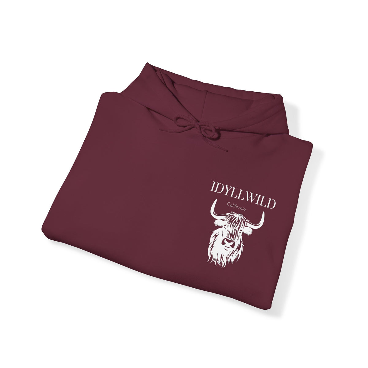 Unisex Heavy Blend™ Hooded Sweatshirt Idyllwild Cow 2