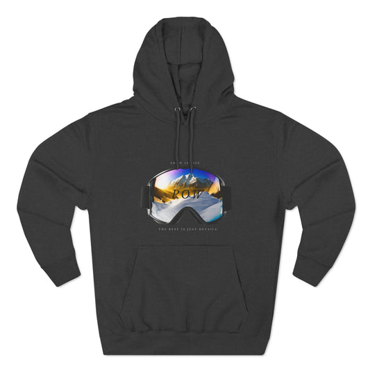 Snowboard  "POW" Hoodie