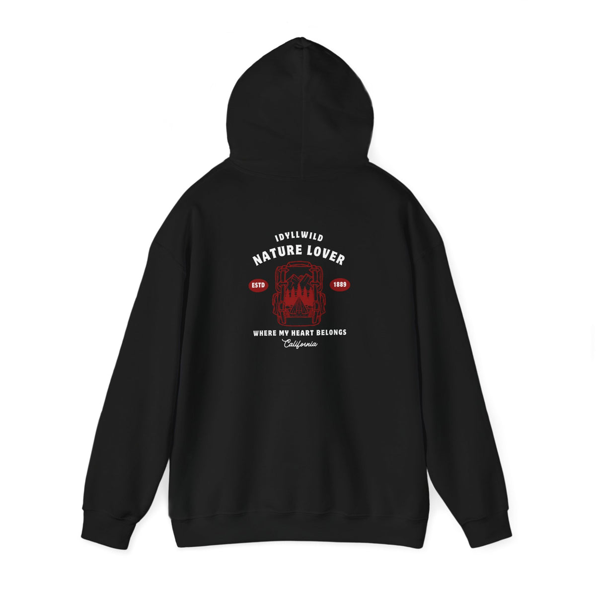 Idyllwild Nature Lover Established Red Letter Hoodie