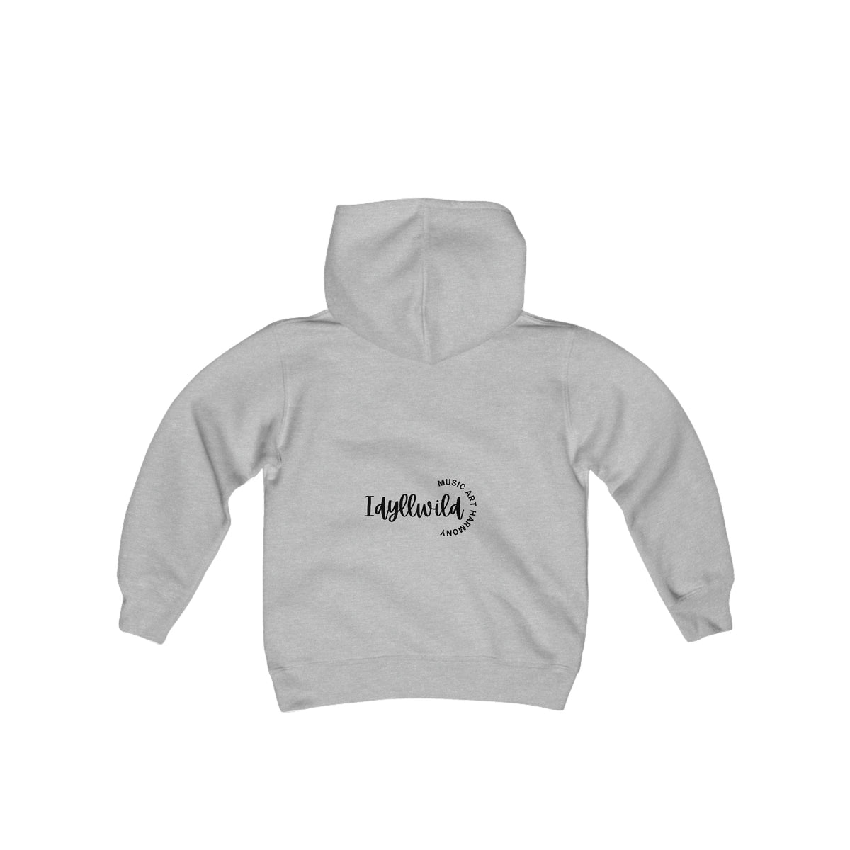 Youth Heavy Blend Hooded Sweatshirt Idyllwild music art harmony