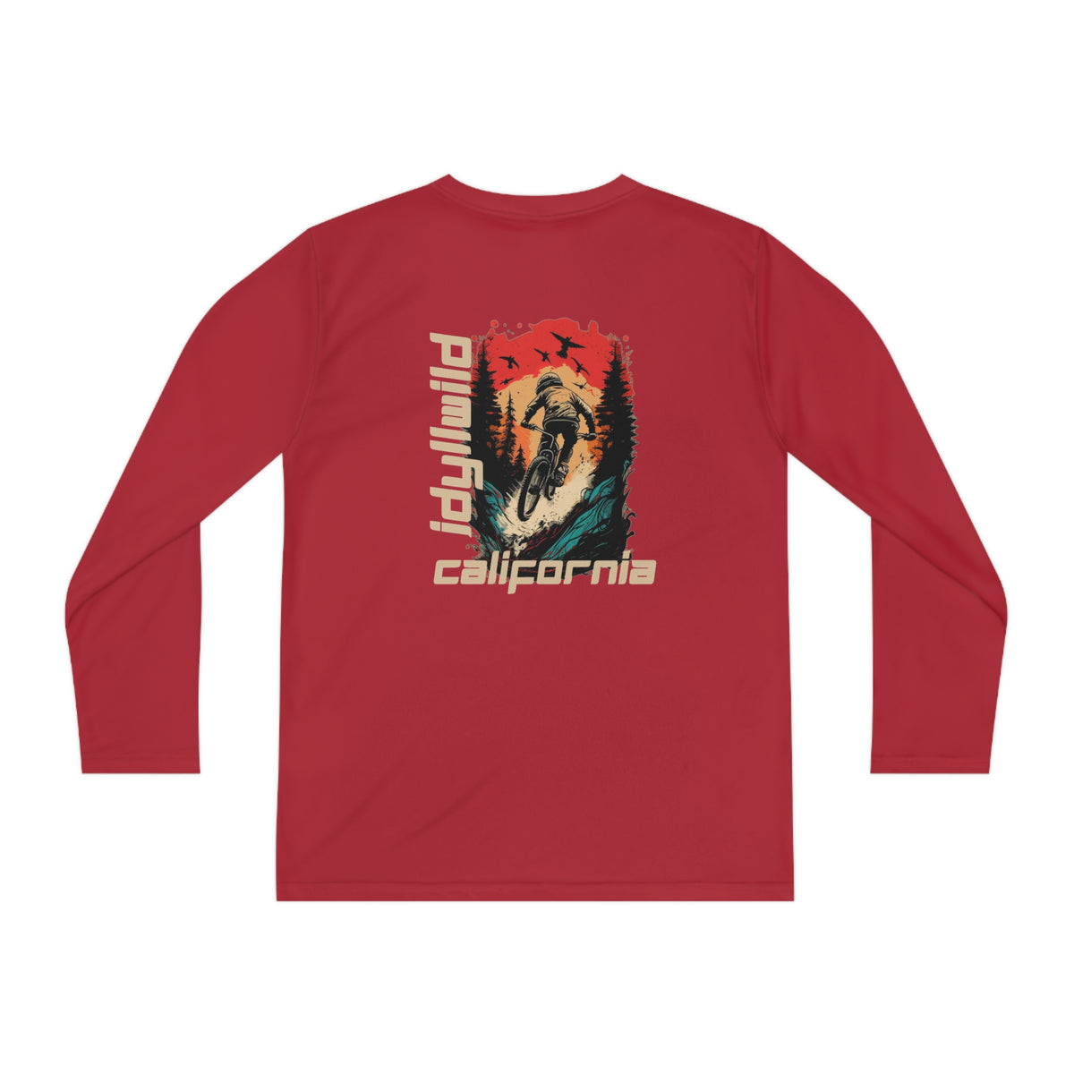Idyllwild Mountain Biking Youth Long Sleeve Competitor Tee