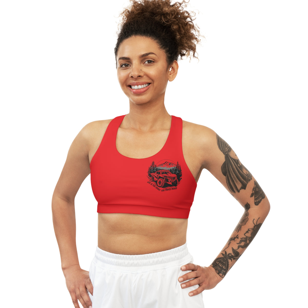 Copy of Can Am Red Sports Bra
