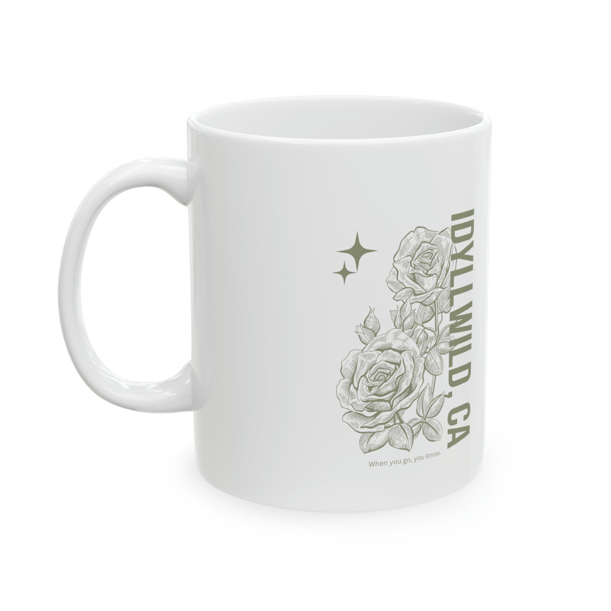 Ceramic Mug Idyllwild Rose, you know