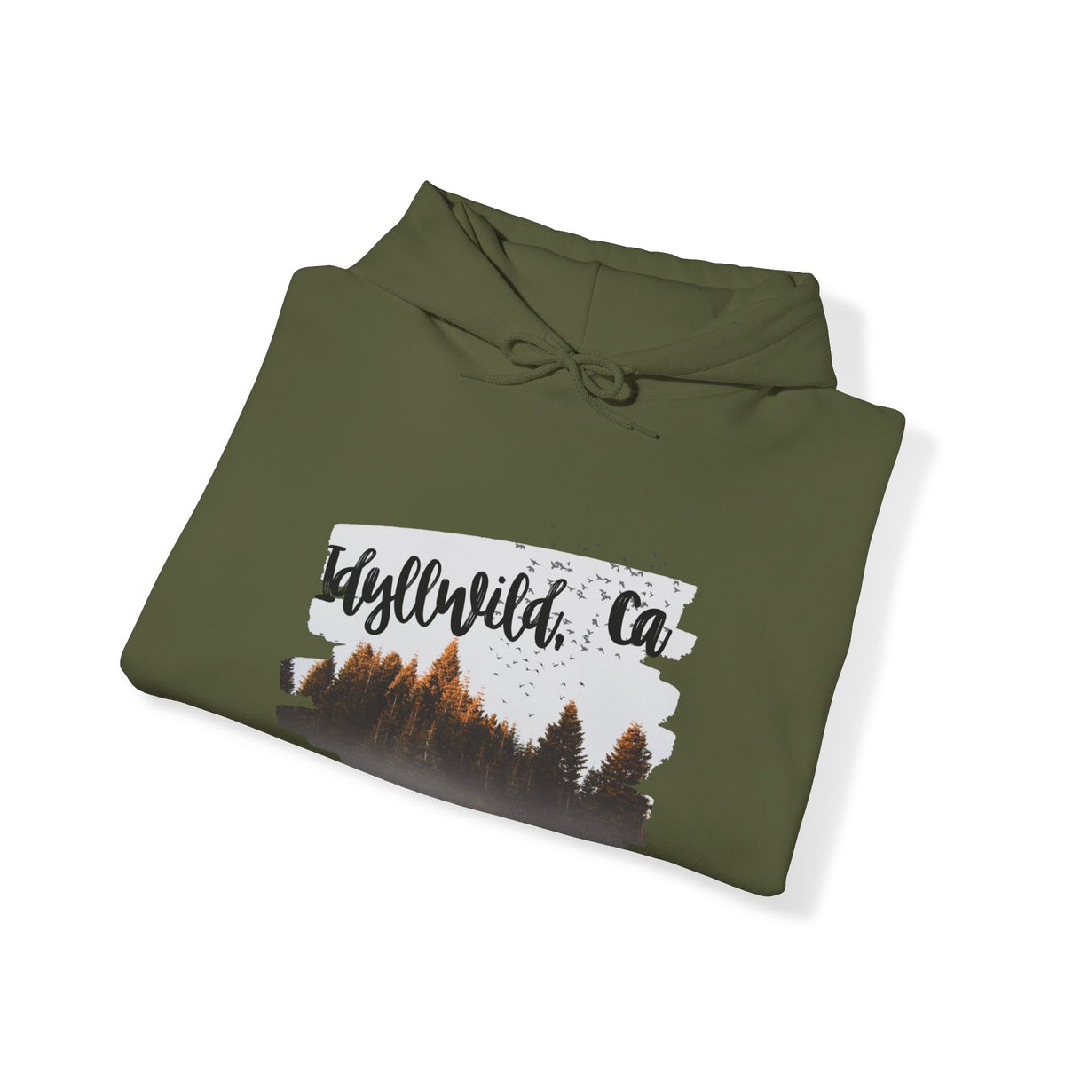 Unisex Heavy Blend™ Hooded Sweatshirt Forest PeekaBoo Scene