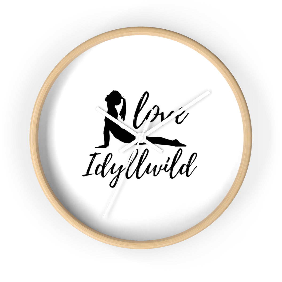 Wall Clock Love Idyllwild Yoga