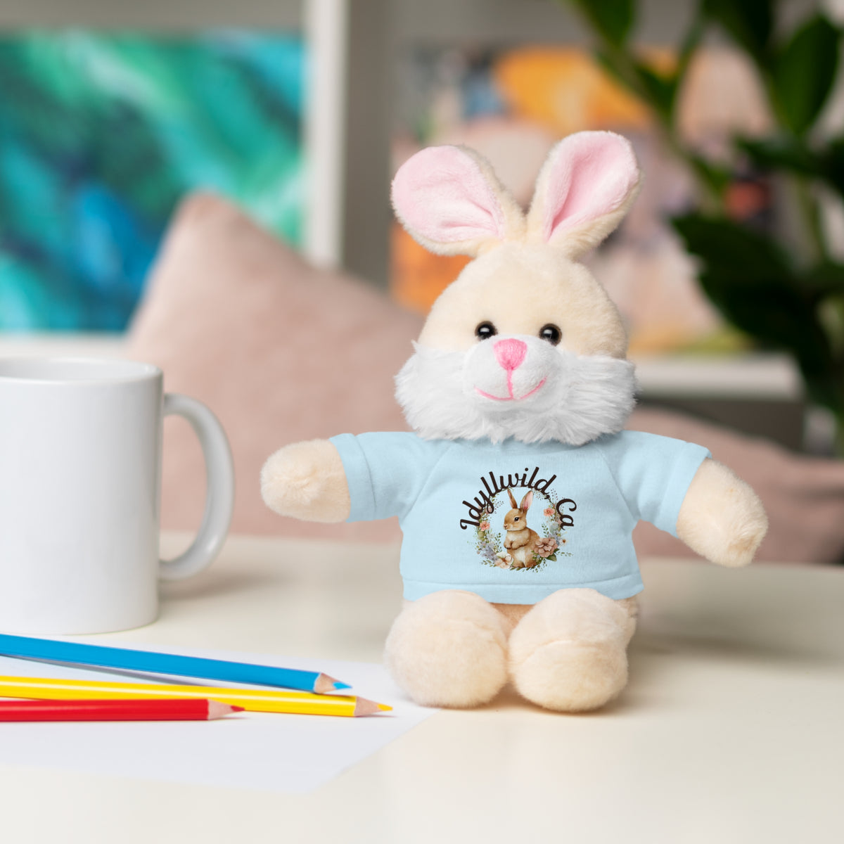 Stuffed Animals with Tee Idyllwild Rabbit Wreath