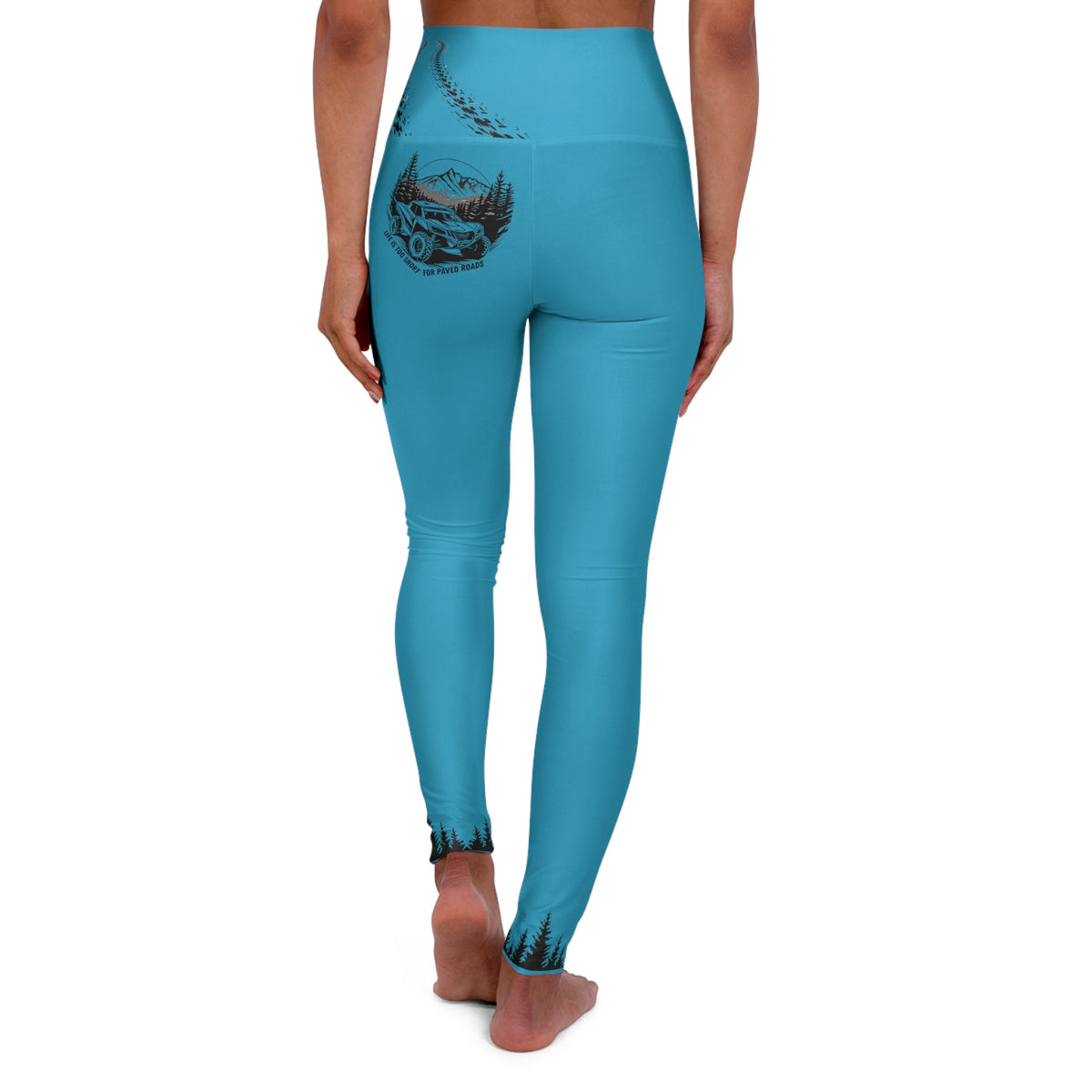 Can Am Turquoise High Waisted Butt Lift Leggings