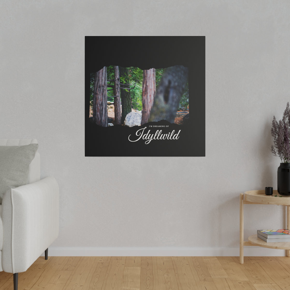 Matte Canvas, Stretched, 0.75" Dreaming of FOrest